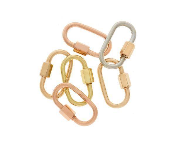 Medium Lock 14k Gold with Roségold Closure