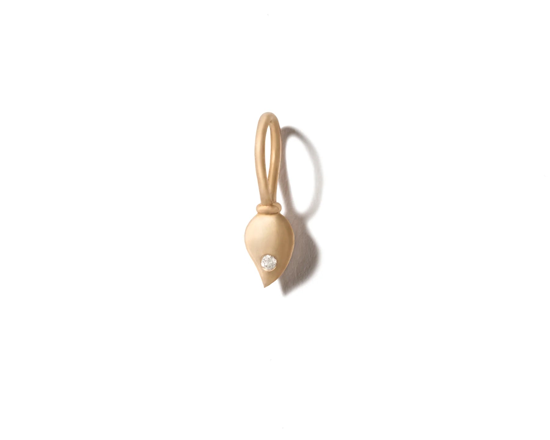 Itty Bitty Drop Charm gold