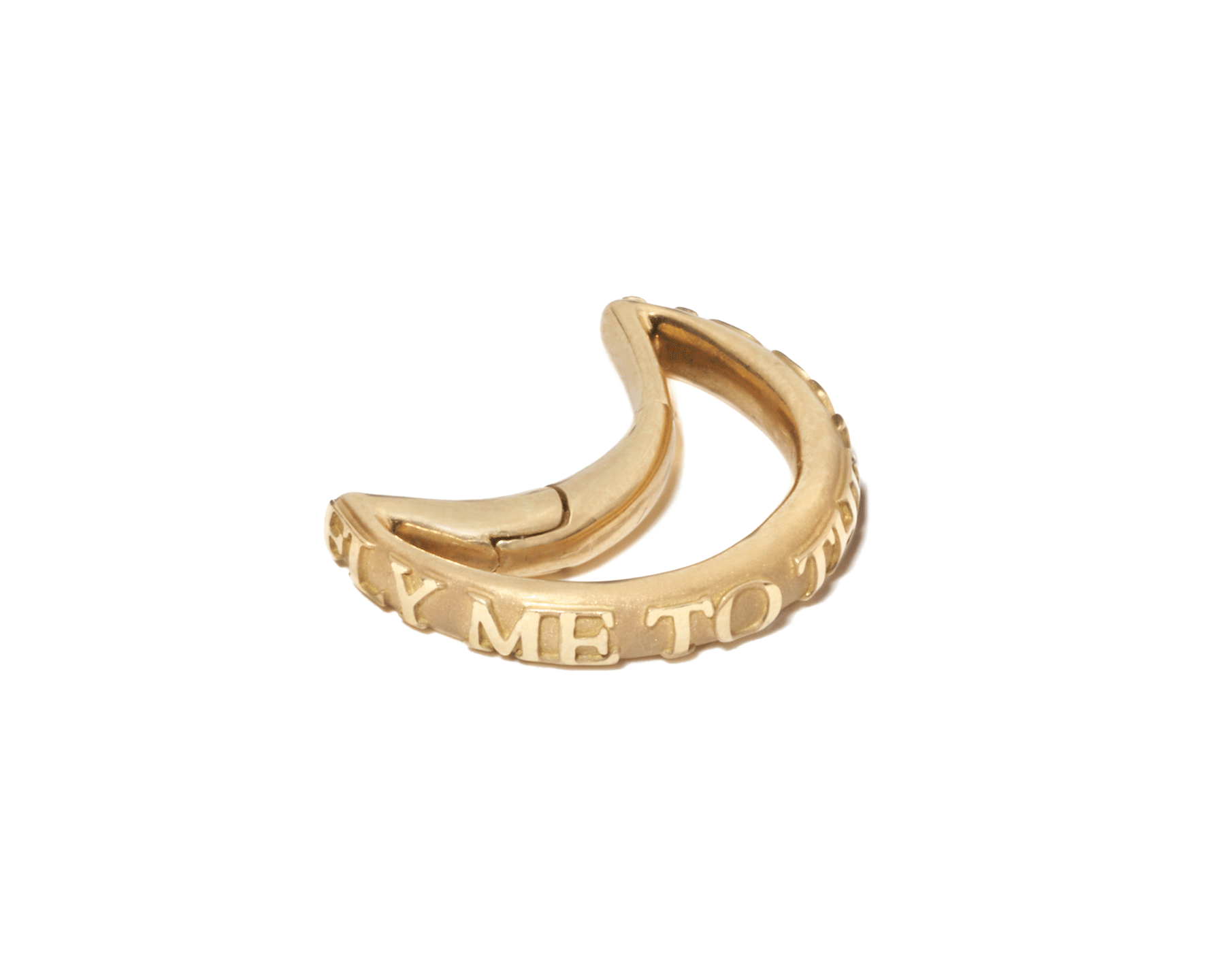 Fly to the Moon Lock gold