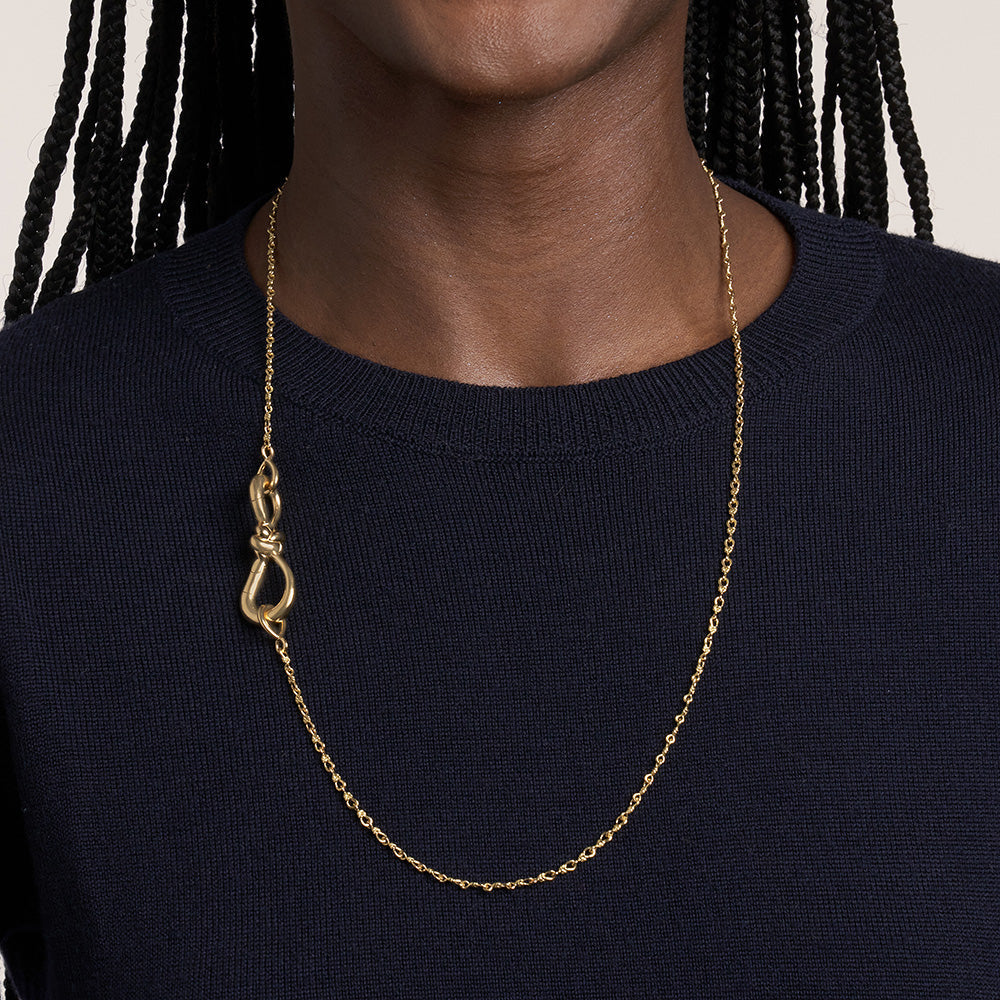 True Lovers Knot small 18k gold