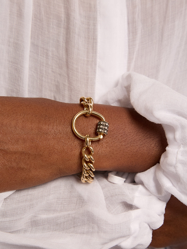 Consuelo Trundle Lock Ring Black Diamond