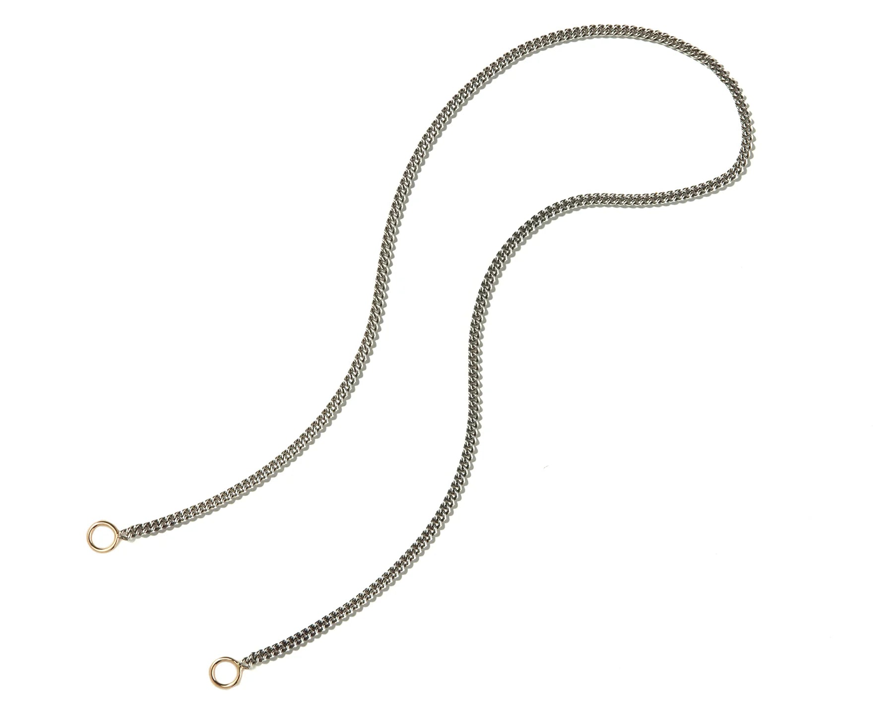 6.0 " Not so heavy Curb Chain silver/gold