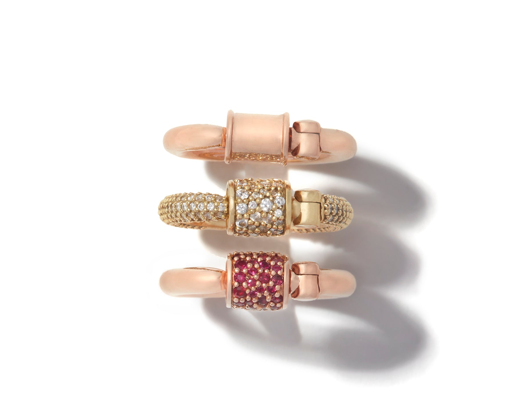 Trundle Lock Ring 18K Gold