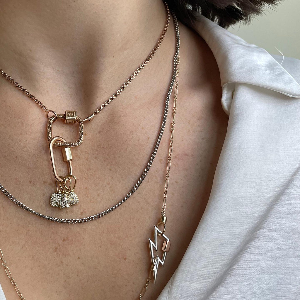 Medium Lock 14k Gold