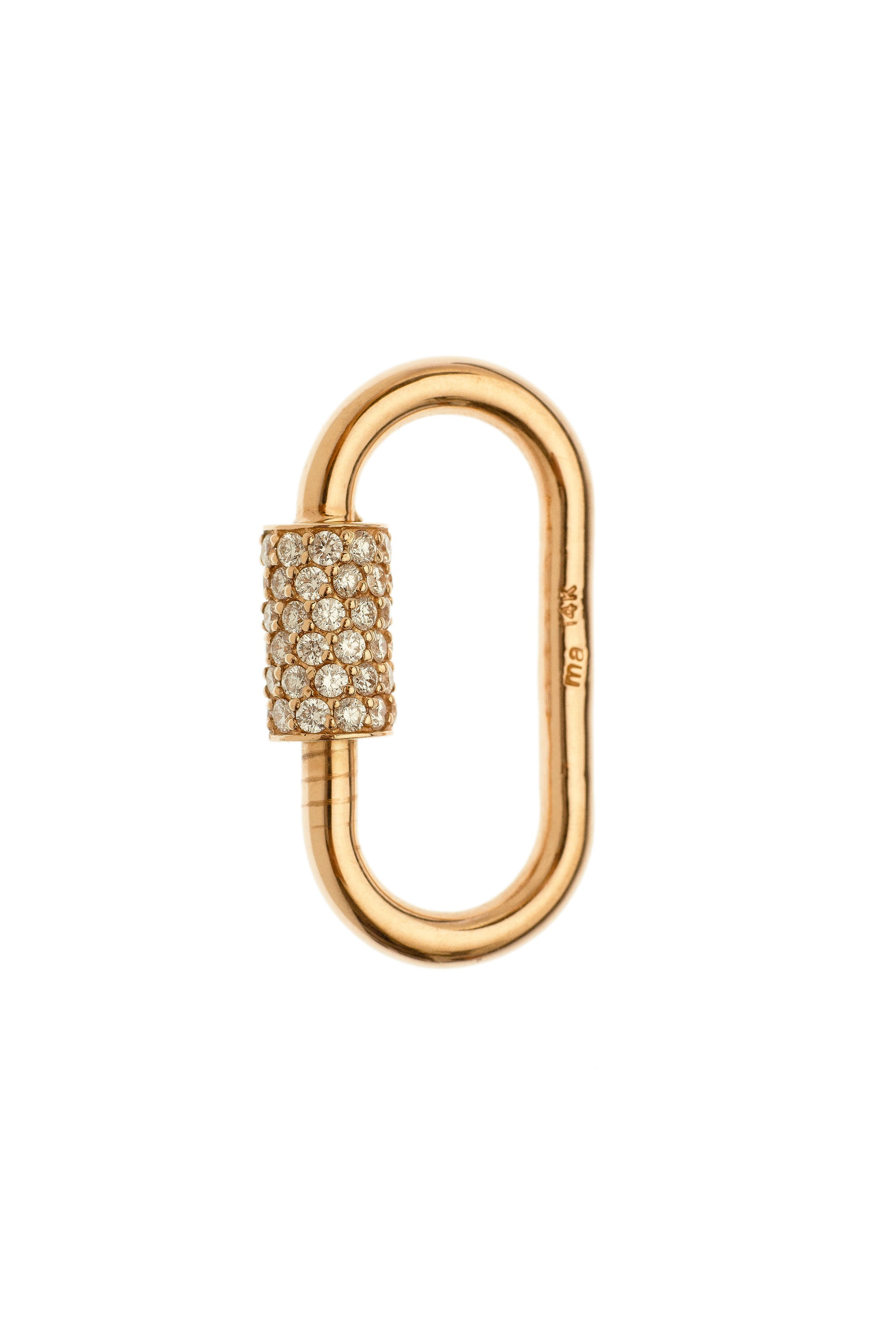 Stoned Regular Lock with Diamonds